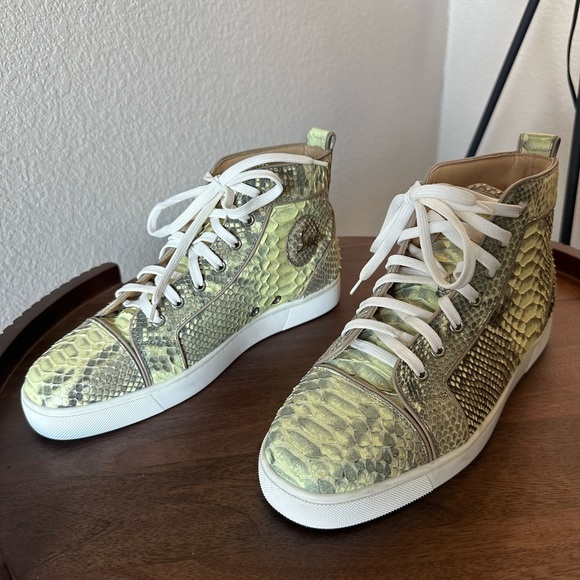 Christian Louboutin sneakers snake skin , glow in the dark - Picture 4 of 8